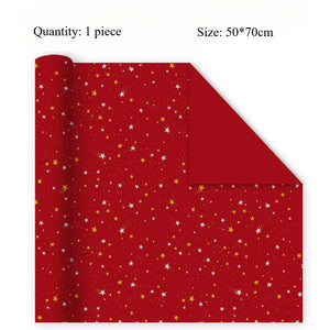 50*70cm Star Wrapping Paper Meteor Ribbon Gift Box