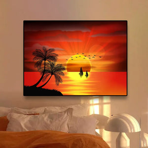 Hawaii Beach Landscape Canvas Painting