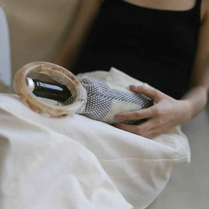 Elegant Portable Wine Bottle Bag