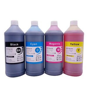 1Liter Refill Dye Based Ink Kit