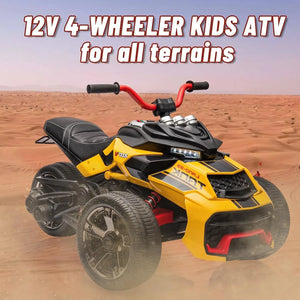12V Kids Ride On ATV 3 Wheeler Led Lights