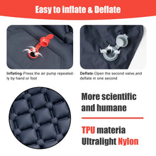 Built-in Inflatable Mattress with Pillows