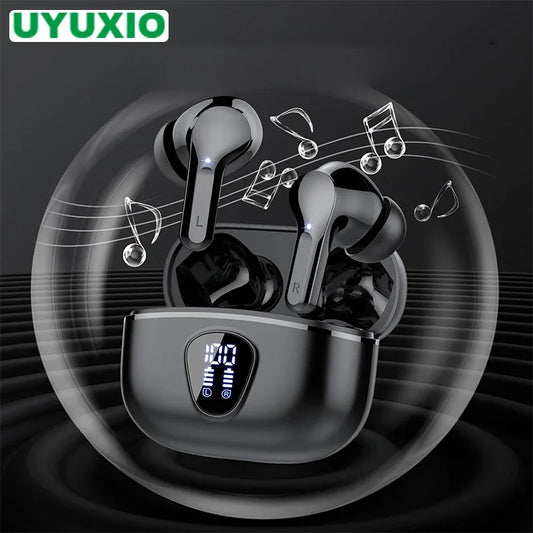 Wireless BT5.3 with ENC Noise Cancelling 48H LED Display Ear Buds IP7