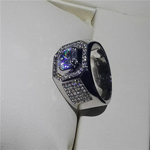 925 Sterling Silver Round 2ct Simulated Diamond Ring