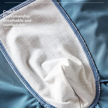 3PCS Satin-like Smooth Cool Solid Boxers