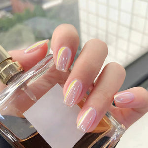 24pcs Mid Length Removable Wear Full Cover Nails