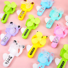 10Pcs Cartoon Cute Mini Portable Hand Pressure Fan Toys
