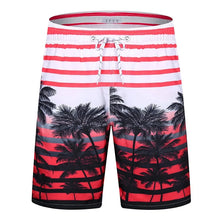 Colorful 3D Print Graphic Swim Trunks