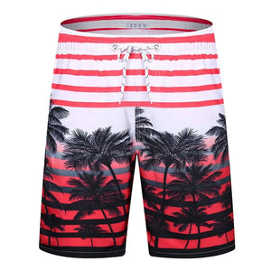 Colorful 3D Print Graphic Swim Trunks