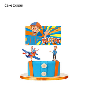 Cartoon Backdrop Birthday Party Decorations