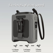 10000mAh Waist Fan with 5 Speeds & Light