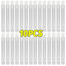 48/10pcs Colorful Empty Bubble Bottle &  Liquid Wand