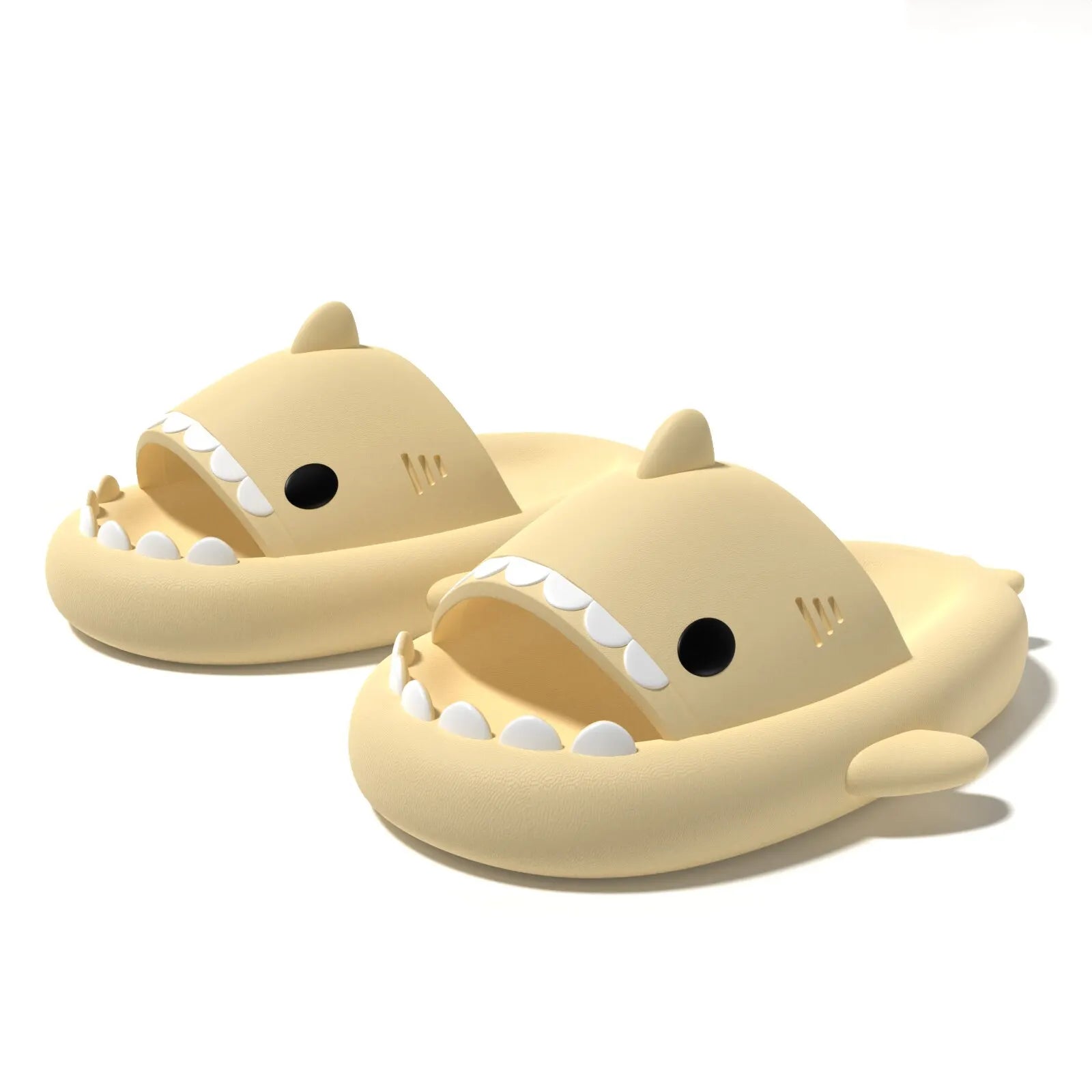 Soft Cloud Platform Shark Slippers