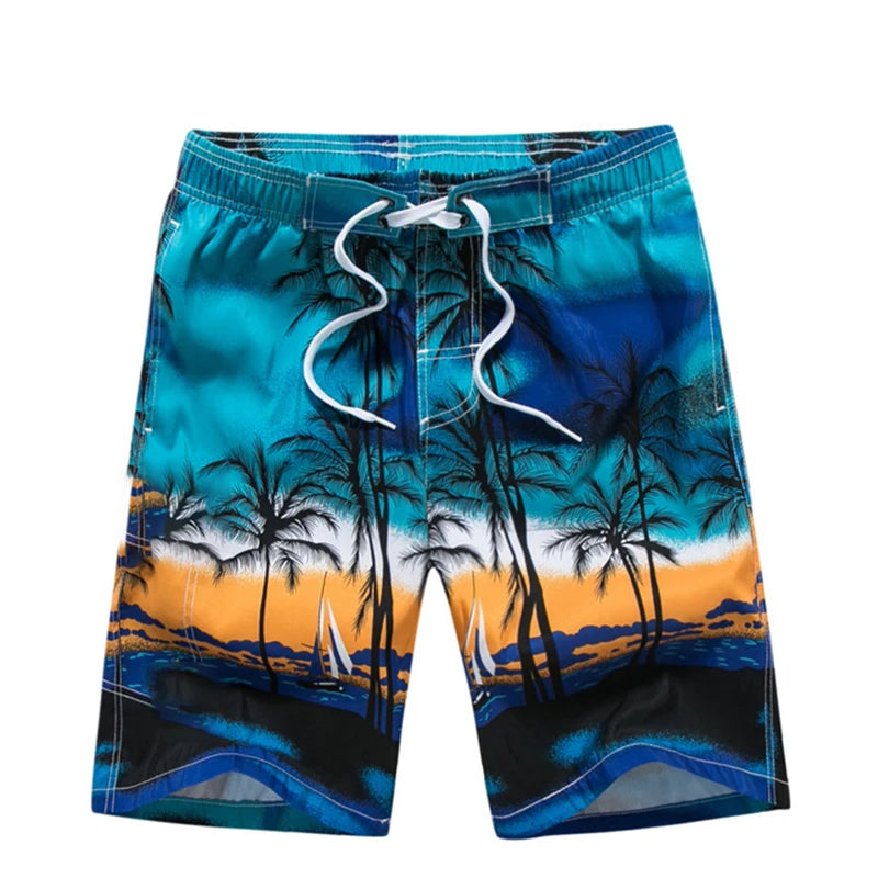 Printed Briefs Swimming Trunks