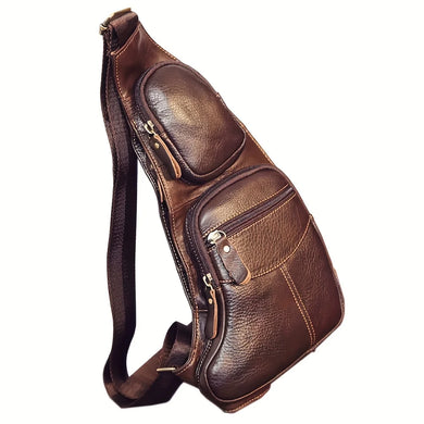 Retro Leather Crossbody Bag