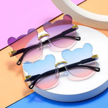 Cartoon Bear Rimless Sunglasses