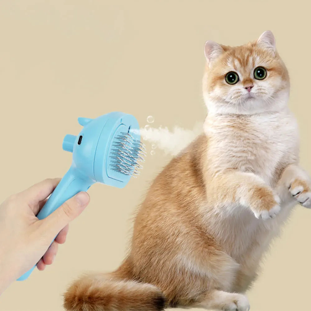Cat Steam Hair Remover Brush Multi-Function