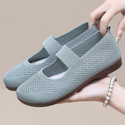 Lightweight Soft Bottom Flat Soled Slip-on Shoes