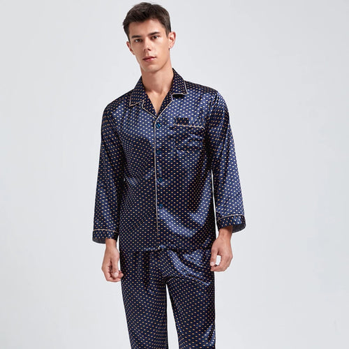Satin  Cozy Soft Long Sleeve Pajama Set