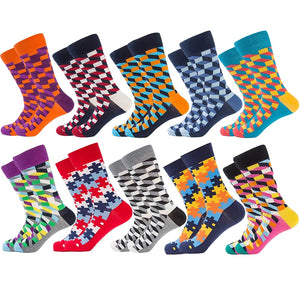 Multiple Pairs Geometric Print Socks