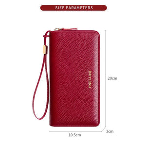 Anti RFID Genuine Leather Wallet