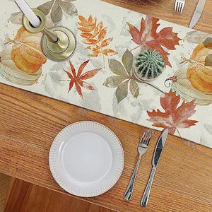 Autumn Retro Table Runner