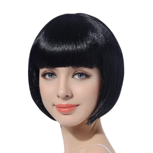 10" Synthetic Wig With Bangs