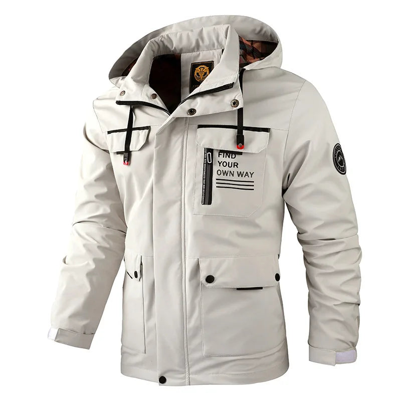 Casual Hooded Waterproof Outdoor Soft Shell Winter Coat
