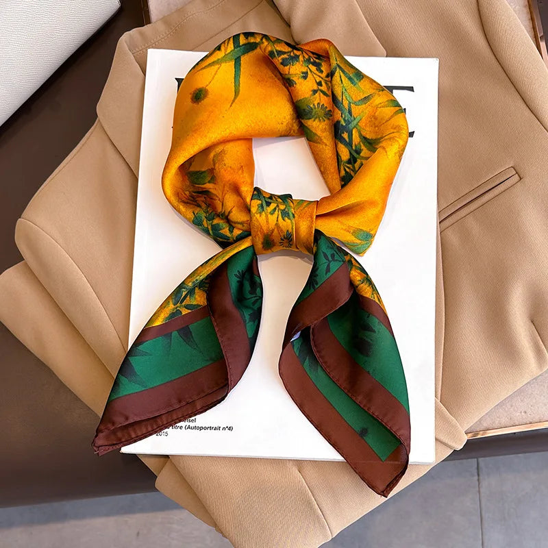 Printed Pashmina Silk Scarf