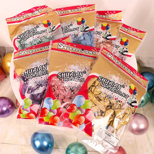 50 pcs 5" Chrome Metallic Helium Balloons