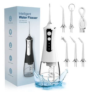 Dental Oral Irrigator Household Water Flosser Oral 5 Nozzles 3 Modes