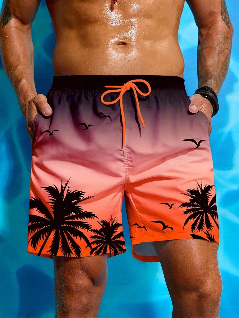 Vintage 3D Printed Board Shorts