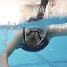Full Face Snorkel Mask 180 Degree Panoramic View for Kids
