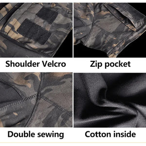 Airsoft Tactical Camouflage Short Sleeve Shirt