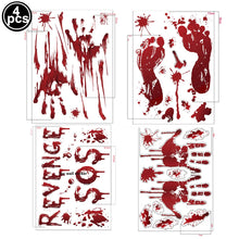 Halloween Bloody Wall Stickers Decorations