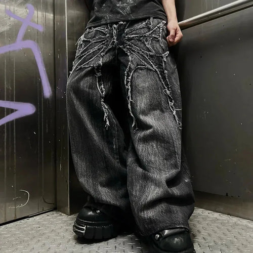 Gothic Retro Oversized Baggy Fit Jeans