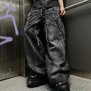 Gothic Retro Oversized Baggy Fit Jeans