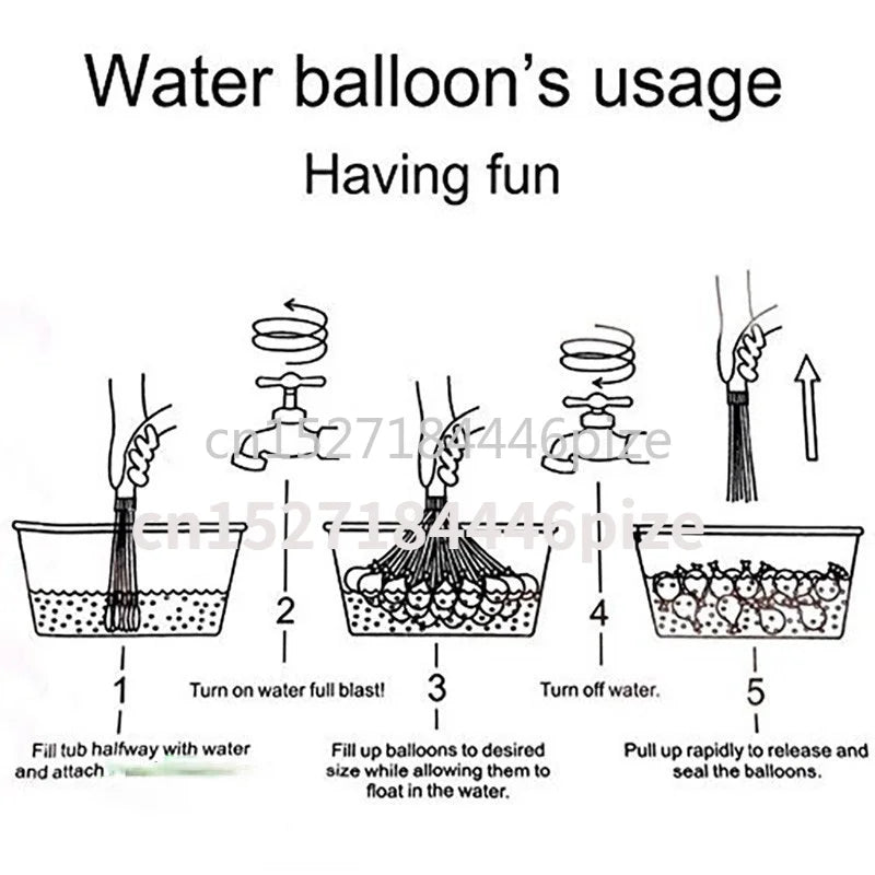 111pcs Filling Funny Water Balloons
