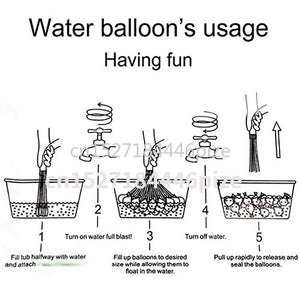 111pcs Filling Funny Water Balloons