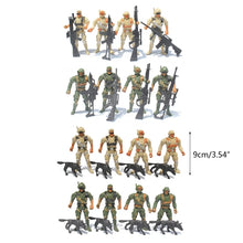 8 Piece Military Team with Weapons