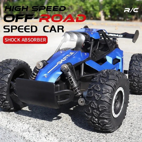 1:16 2WD Car with LED Light 2.4G 20KM/H High Speed Off-Road Climbing Remote Control Car