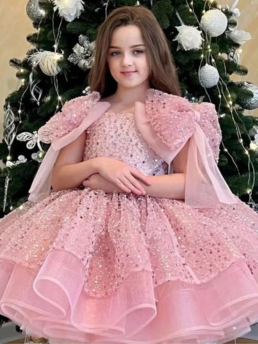 Formal Occasions Big Bow and Fluffy Princess Dress