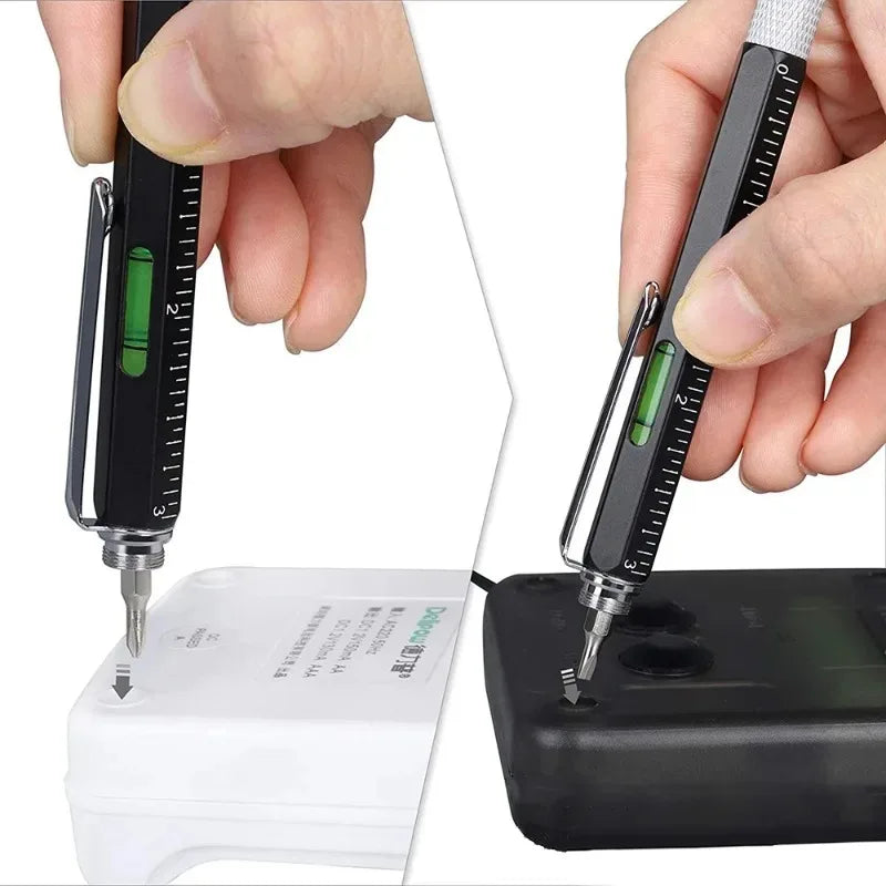 7-in-1 Multifunctional Screen Touch Ballpoint Pen with Screwdriver