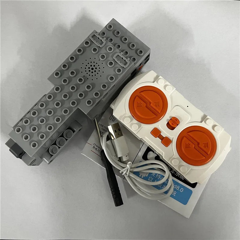 Technical Motor Power Programmable 6 Channel Lithium Remote Controller Building Block