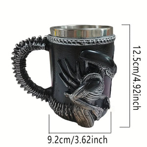 Alien Themed Stainless Steel Mug