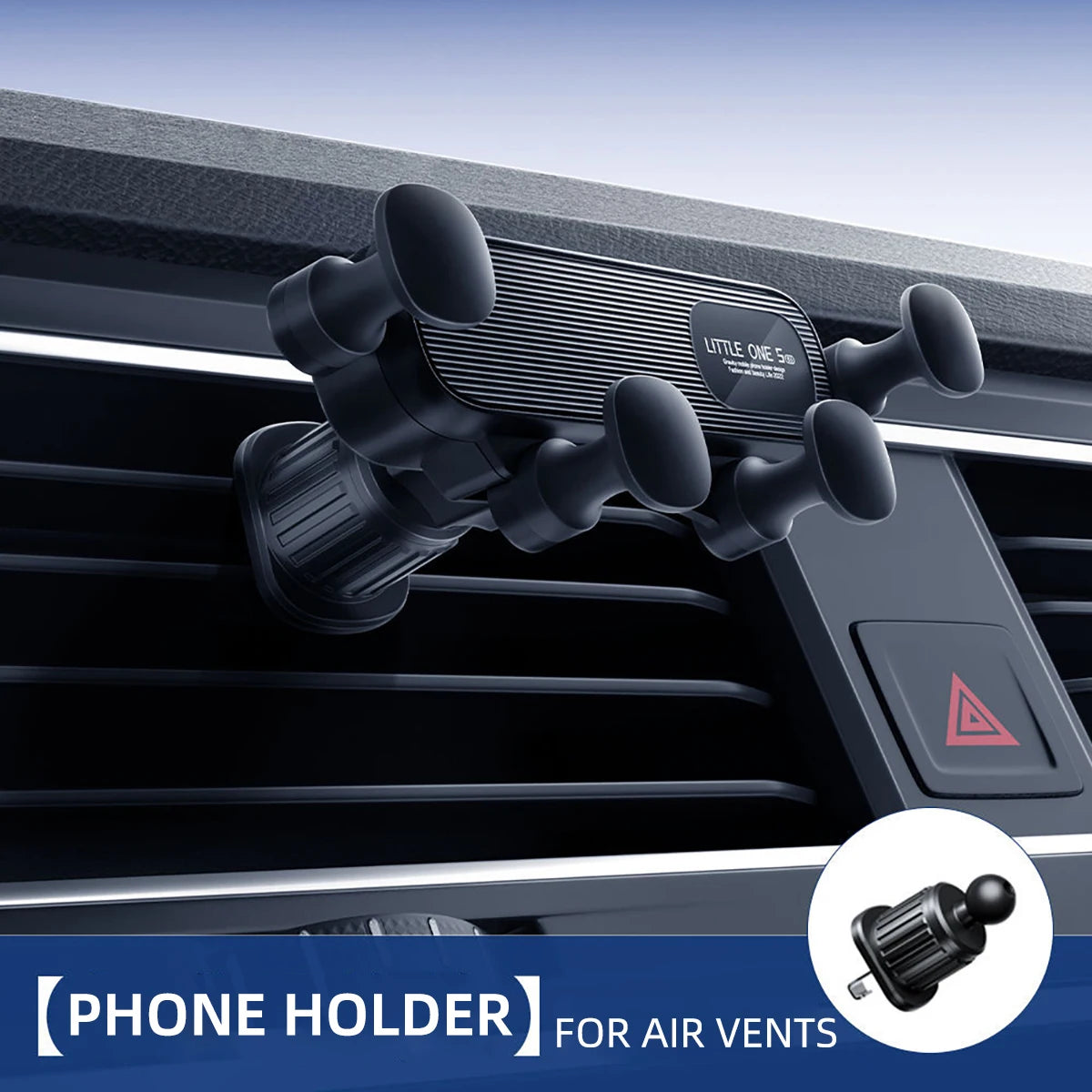Universal Gravity Phone Holder for 4.7-7 inch Phone Car Air Vent Mount