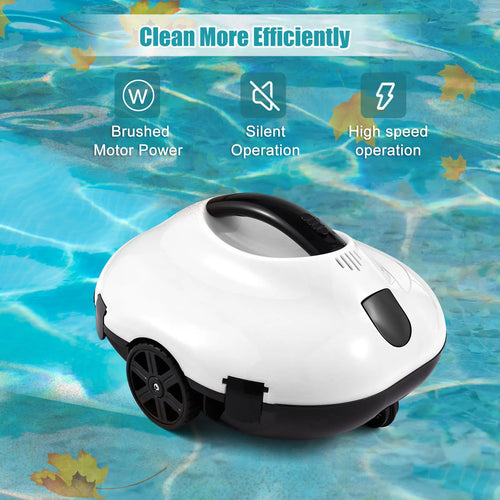 Robotic Pool Cleaner Powerful Suction Silent Operation