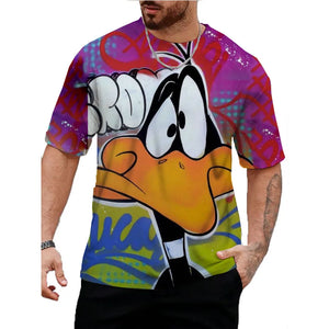 Duck Print Trendy T-shirt