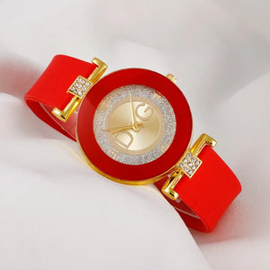 TOP DQG Silicone Band Quartz Wrist Watch