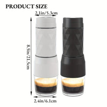 3 In1 Portable Coffee Machine Espresso Maker For Capsule & Ground Hand Press
